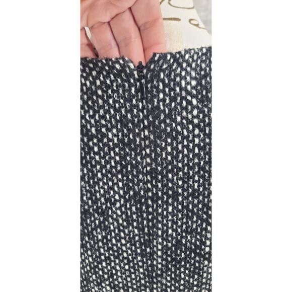 Theory tweed wool sleeveless sheath dress black/white Size 10 Office Career - Picture 5 of 10